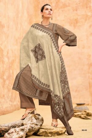 My Fashion Road Varsha Bagh Vol 2 Digital Printed Muslin Salwar Suit | BG – 02