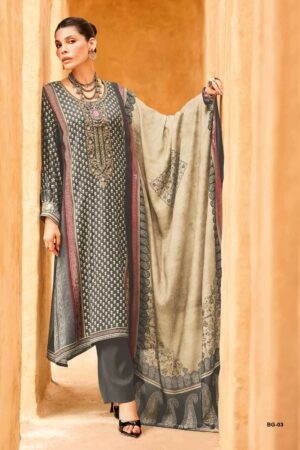 My Fashion Road Varsha Bagh Vol 2 Digital Printed Muslin Salwar Suit | BG – 03