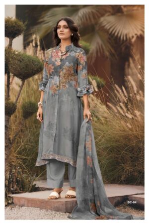 My Fashion Road Varsha Botanica Digital Printed Premium Cotton Suit | BC – 04