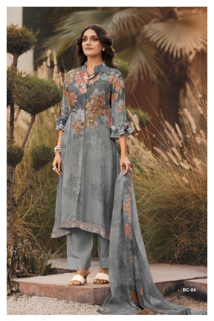 My Fashion Road Varsha Botanica Digital Printed Premium Cotton Suit | BC – 04