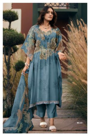 My Fashion Road Varsha Botanica Digital Printed Premium Cotton Suit | BC – 03