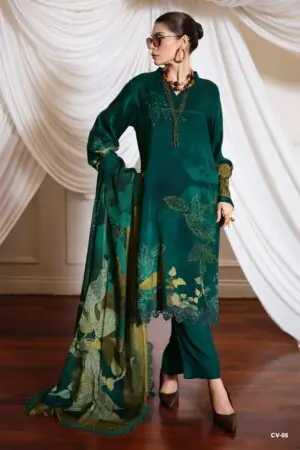 My Fashion Road Varsha Canvas Exclusive Fancy Muslin Salwar Suit | CV – 05