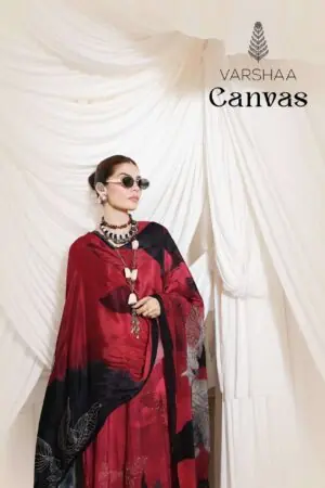 My Fashion Road Varsha Canvas Exclusive Fancy Muslin Salwar Suit | CV – 03