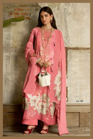 My Fashion Road Varsha Carla Latest Design Muslin Suit | CL – 01