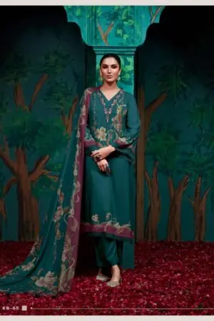 My Fashion Road Varsha Eden Viscose Muslin Fancy Ladies Suit | ED – 05