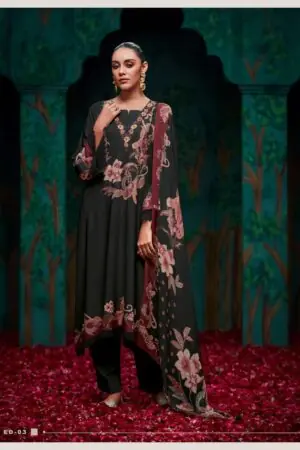 My Fashion Road Varsha Eden Viscose Muslin Fancy Ladies Suit | ED – 03