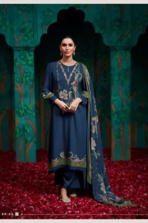 My Fashion Road Varsha Eden Viscose Muslin Fancy Ladies Suit | ED – 04