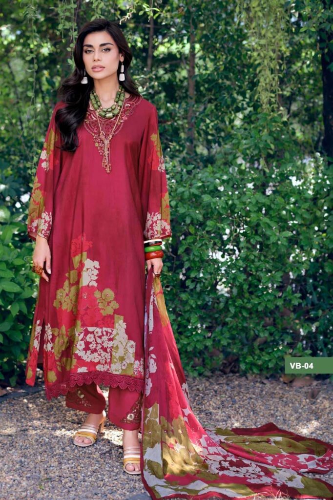 My Fashion Road Varsha Good Vibes Exclusive Designs Muslin Dress | VB – 04