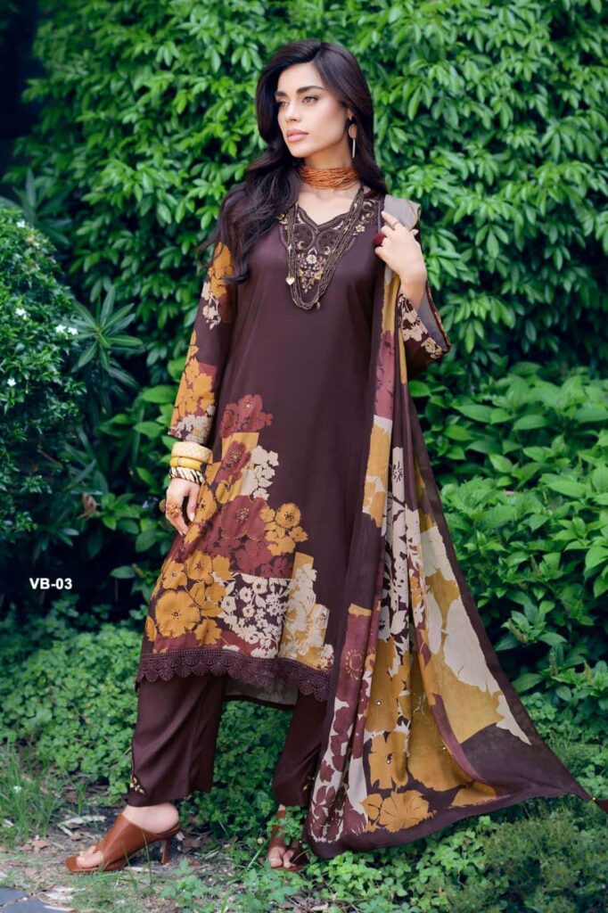 My Fashion Road Varsha Good Vibes Exclusive Designs Muslin Dress | VB – 03