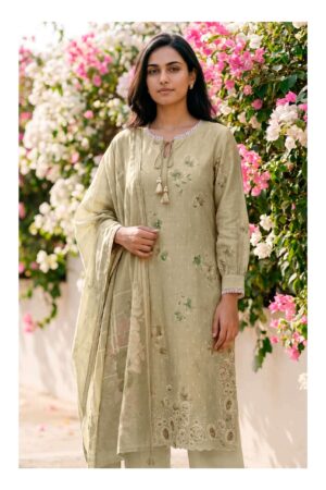 My Fashion Road Varsha Jasper Fancy Cotton Linen Suit | JR – 01