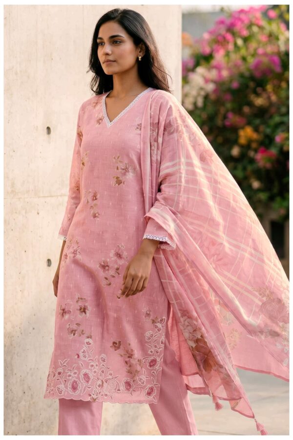 My Fashion Road Varsha Jasper Fancy Cotton Linen Suit | JR – 03