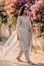 My Fashion Road Varsha Jasper Fancy Cotton Linen Suit | JR – 04