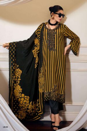 My Fashion Road Varsha Lumina Exclusive Designs Muslin Suit | LN – 03