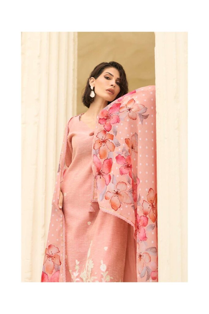 My Fashion Road Varsha Nishat Exclusive Designs Linen Suit | NS – 02