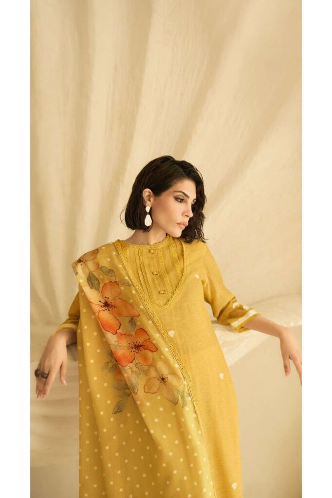 My Fashion Road Varsha Nishat Exclusive Designs Linen Suit | NS – 04