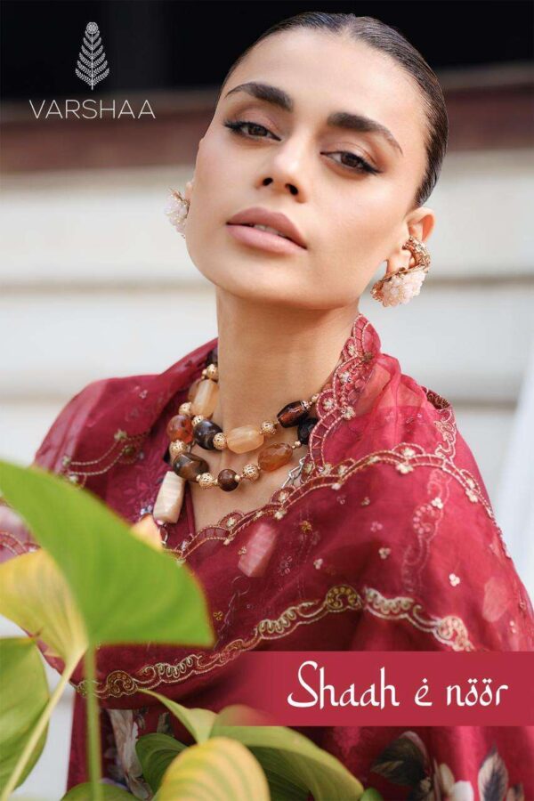 My Fashion Road Varsha Shaah E Noor Fancy Muslin Ladies Dress | SEN – 05