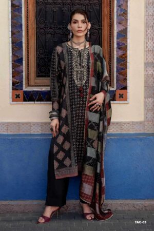 My Fashion Road Varsha The Ajrakh Chapter Latest Designs Muslin Suit | TAC – 03