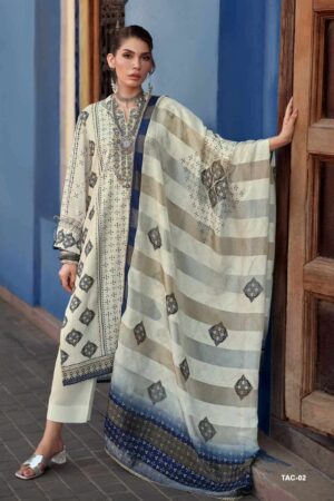 My Fashion Road Varsha The Ajrakh Chapter Latest Designs Muslin Suit | TAC – 02