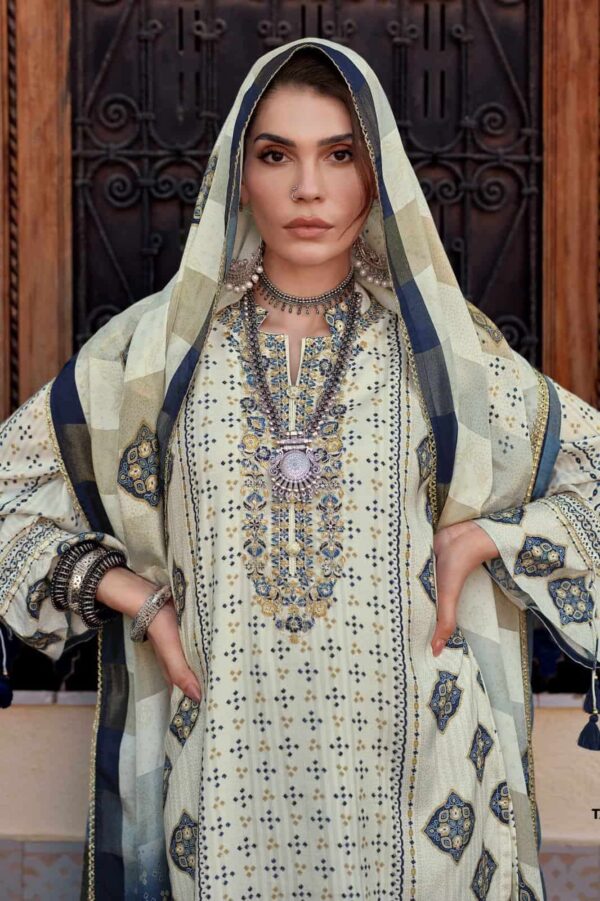 My Fashion Road Varsha The Ajrakh Chapter Latest Designs Muslin Suit | TAC – 02