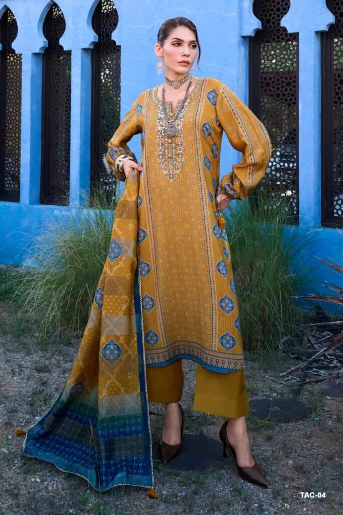 My Fashion Road Varsha The Ajrakh Chapter Latest Designs Muslin Suit | TAC – 04