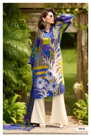My Fashion Road Varsha The Print Stories Rockstar Digital Printed Silk Suit | TPS – 01