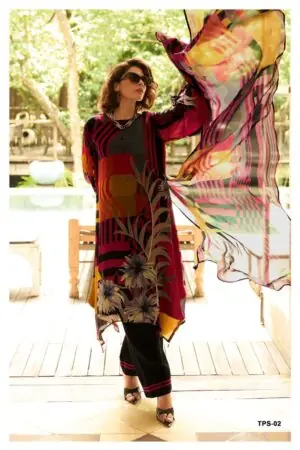 My Fashion Road Varsha The Print Stories Rockstar Digital Printed Silk Suit | TPS – 02