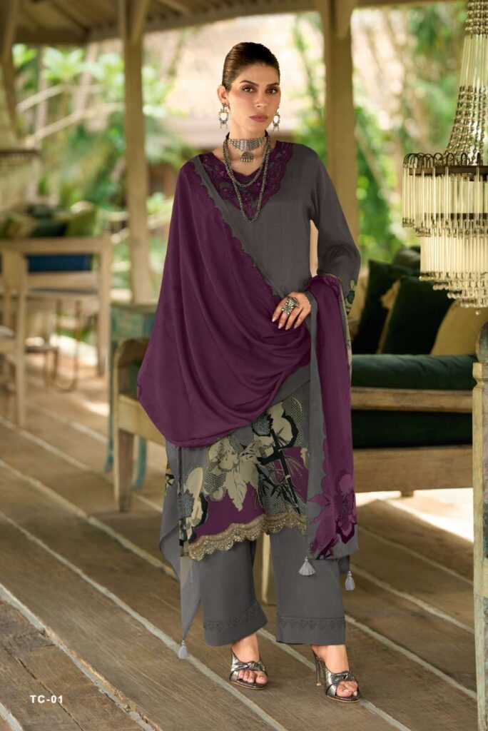 My Fashion Road Varsha Tuscany Vol 2 Premium Designs Muslin Dress | TC – 01