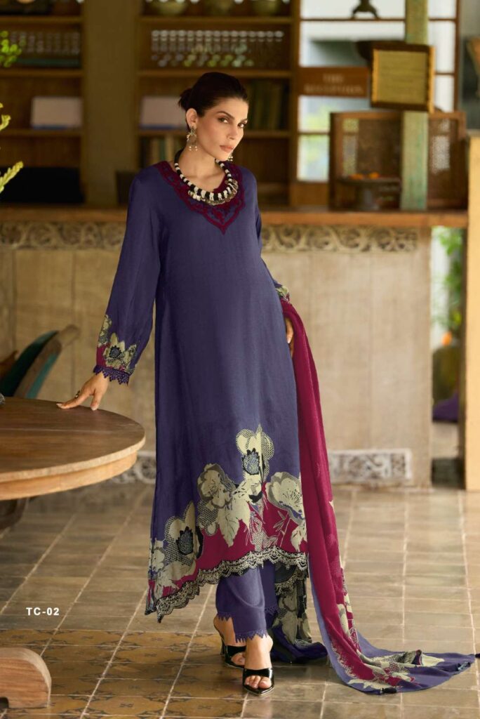 My Fashion Road Varsha Tuscany Vol 2 Premium Designs Muslin Dress | TC – 02