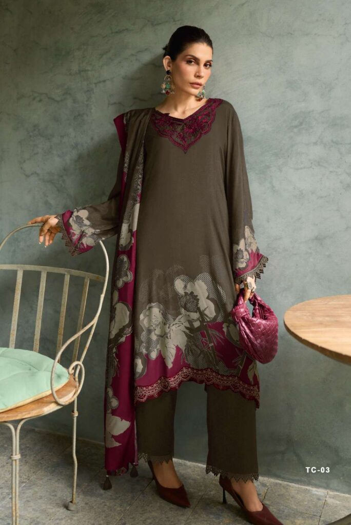 My Fashion Road Varsha Tuscany Vol 2 Premium Designs Muslin Dress | TC – 03