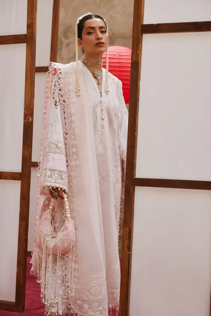 My Fashion Road Elan Pakistani Lawn Unstitched Suit 2026 | ROUHAAN 04 B