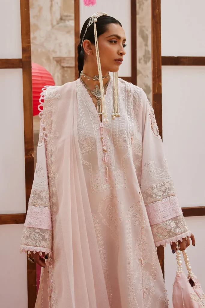 My Fashion Road Elan Pakistani Lawn Unstitched Suit 2026 | ROUHAAN 04 B