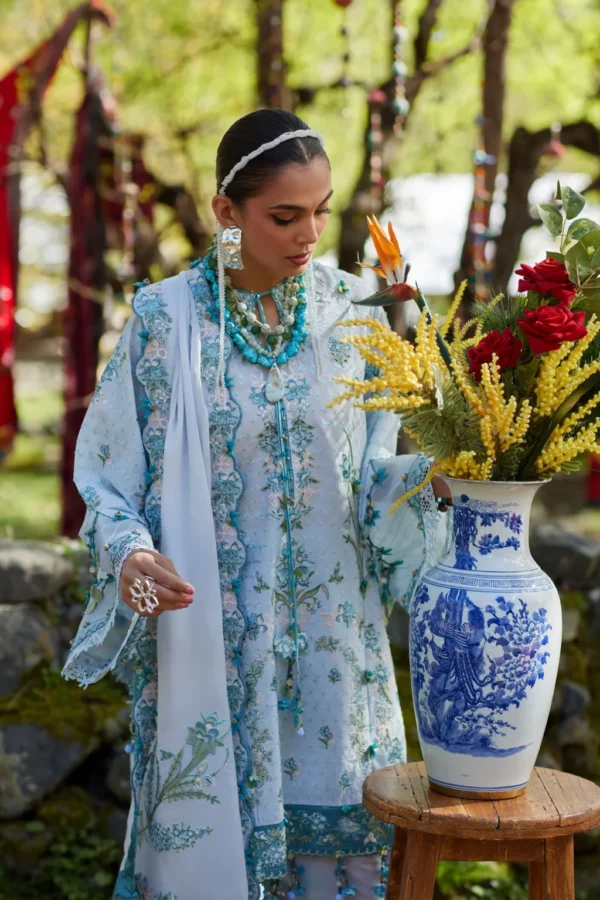 My Fashion Road Elan Pakistani Lawn Unstitched Suit 2026 | MEHRVAAN 10 B