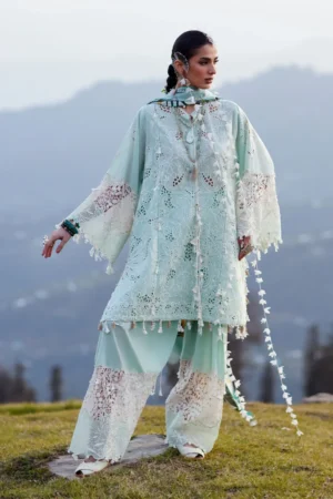 My Fashion Road Elan Pakistani Lawn Unstitched Suit 2026 | ZEVARÉ 07 A