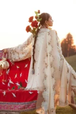 My Fashion Road Elan Pakistani Lawn Unstitched Suit 2026 | BRUMINE 02 B