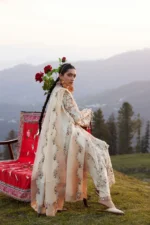 My Fashion Road Elan Pakistani Lawn Unstitched Suit 2026 | BRUMINE 02 B