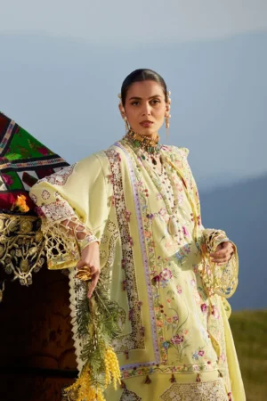 My Fashion Road Elan Pakistani Lawn Unstitched Suit 2026 | NEELUNE 05 A
