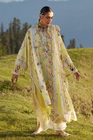 My Fashion Road Elan Pakistani Lawn Unstitched Suit 2026 | NEELUNE 05 A