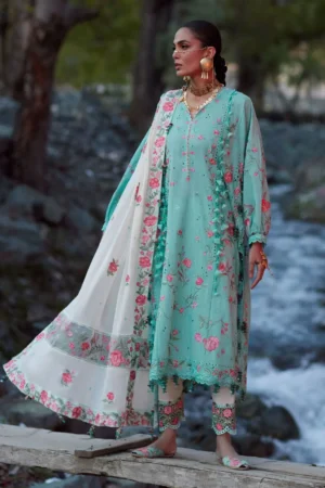 My Fashion Road Elan Pakistani Lawn Unstitched Suit 2026 | GULRAAZ 08 B