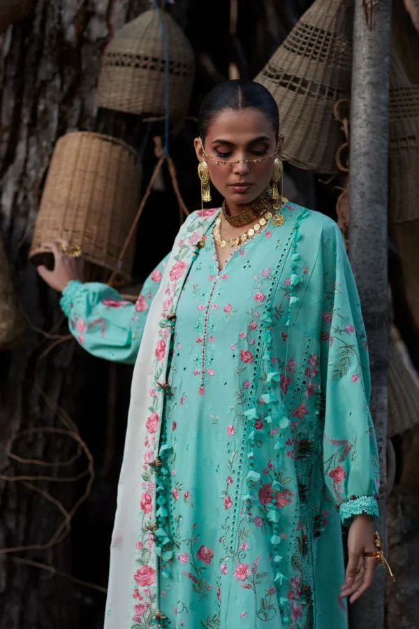 My Fashion Road Elan Pakistani Lawn Unstitched Suit 2026 | GULRAAZ 08 B