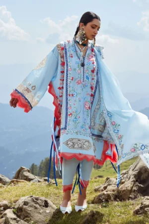 My Fashion Road Elan Pakistani Lawn Unstitched Suit 2026 | NEELUNE 05 B