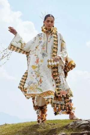 My Fashion Road Elan Pakistani Lawn Unstitched Suit 2026 | SONAMARG 09 A
