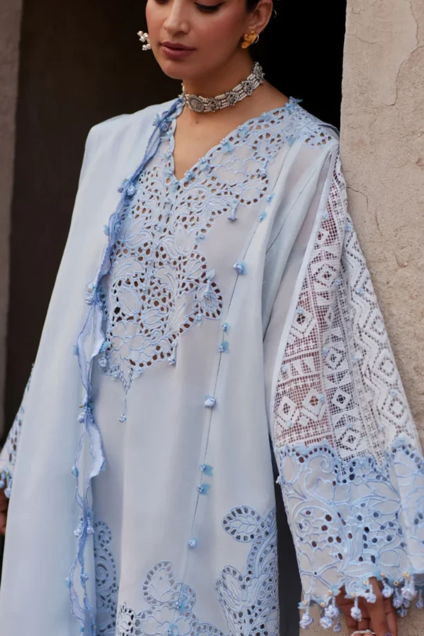 My Fashion Road Elan Pakistani Lawn Unstitched Suit 2026 | BRUMINE 02 A