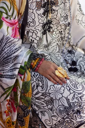 My Fashion Road Elan Pakistani Lawn Unstitched Suit 2026 | ZEVARÉ 07 B