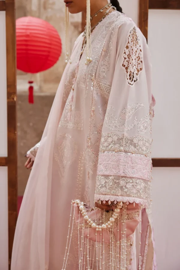 My Fashion Road Elan Pakistani Lawn Unstitched Suit 2026 | ROUHAAN 04 B