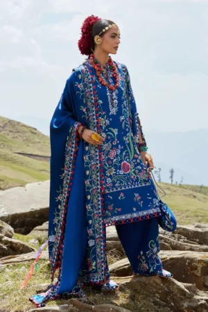 My Fashion Road Elan Pakistani Lawn Unstitched Suit 2026 | ZABAR 01 B