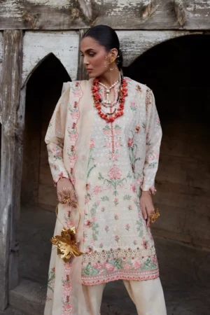 My Fashion Road Elan Pakistani Lawn Unstitched Suit 2026 | MEHRVAAN 10A