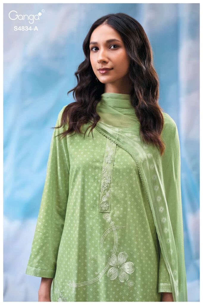 My Fashion Road Ganga Fashion Aislinn Exclusive Cotton Salwar Kameez |  S4834 – A