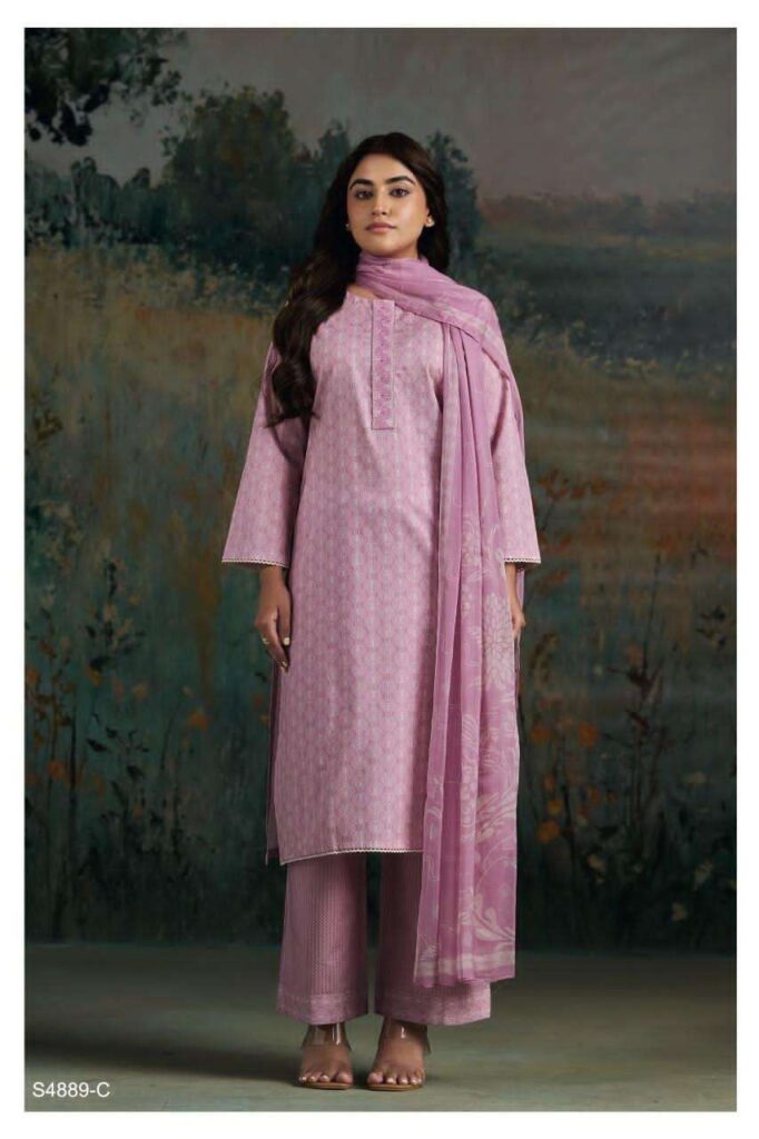 My Fashion Road Ganga Fashion Baanu Summer Wear Cotton Dress | S4889 – C