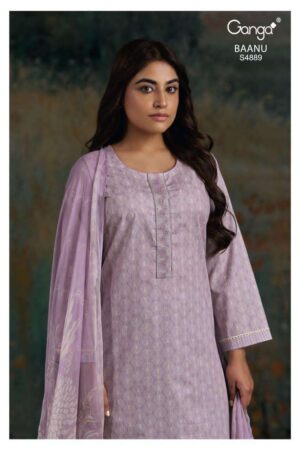 My Fashion Road Ganga Fashion Baanu Summer Wear Cotton Dress | S4889 – B