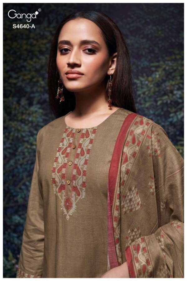 My Fashion Road Ganga Fashion Bivora  Exclusive Cotton Salwar Kameez | S4640 – A